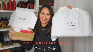 What I got for my Birthday 2021 | DIOR Beauty + PRADA Unboxing