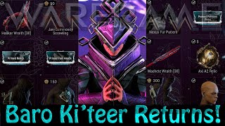 Warframe - Baro Ki'Teer Returns! [12th January 2024]