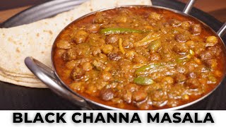 Delicious Black Channa Masala Recipe | Black Channa Masala Gravy |  Black Channa with Ghee Recipe