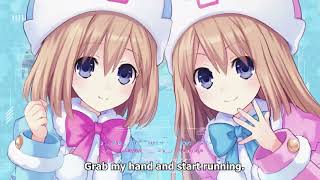 Neptunia Sisters vs Sisters Opening with subs - "Fight for Victory" by Ayane