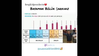 Basamak ve Bölük Şarkınız 5.Sınıf