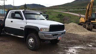 24V Cummins DPS Compounds towing up 6% Incline Canyon Hwy to Park City Utah - Raw Footage 1 of 3