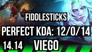 FIDDLESTICKS vs VIEGO (JGL) | 12/0/14, 65% winrate, Legendary, 33k DMG | VN Master | 14.14