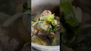 Nilagang buto buto  #lunch #lutongbahay #satisfying