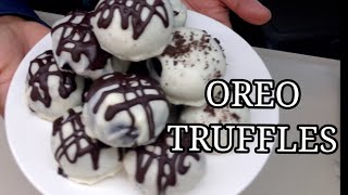 Chocolate oreo truffles recipe easy,oreo truffle recipe no bake