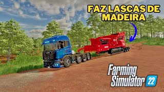 Vida de Madeireiro #14 / Comprei nova  máquina pra fazer lascas de Madeiras / Farming Simulator  22