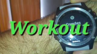 Garmin Fenix 3 : A Quick Home Workout