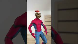 Grinch in Spiderman robodance #shorts