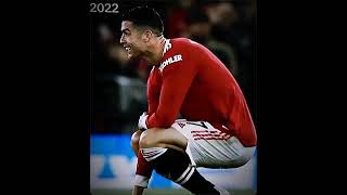 Ronaldo 2022 and 2008💀 #cristianoronaldo #manchesterunited #football #shorts