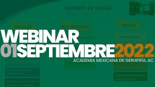 Webinar “Evaluación nutricional ideal del adulto mayor”.