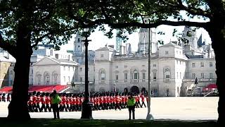 The Guards 'Break Into Quick Time', Guard Mount from Horse Guards 2018