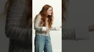 Sadie Sink imitates Eddie Munson✨❤️#strangerthings #shorts #viral