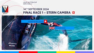 Louis Vuitton Cup Semi-Final Race 2 Port Entry Stern Camera - Alinghi Red Bull Racing