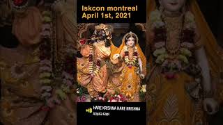 Iskcon montreal April 1st, 2021