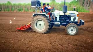 आईचर 🚜551टॉप मॉडल 9के क्ल्टीवेटर पे परफॉरमेंस #suscribe #modified #tractorvideo