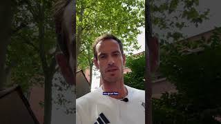 Andy Murray with a personal message 🥺️ #tennis