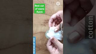 rakhi making ideas at home #shorts #shortvideo #youtubeshorts  #CelebrateWithShorts