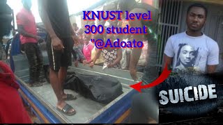 KNUST level 300 student allegedly d!es after suicide attempt at Adoato