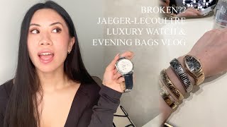 FIXING JAEGER LECOULTRE CLASP | LUXURY WATCHES & BAGS SHOPPING VLOG | BVLGARI, CHOPARD, HAPPY  SPORT