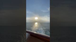 Beautiful Sun on the Disney fantasy #disneyfantasy #cruiseship #nateditzdisney