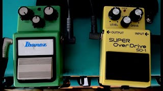 Grandes Overdrives: Ibanez TS9 Vs  Boss SD1