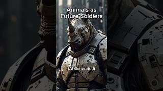 Ai Draws Animals as Future Soldiers! #aiart #futuresoldier #animals #shorts