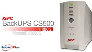 RBC2 Battery Replacement for APC BackUPS CS500