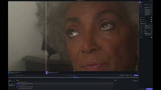 Upscale from 720p to 4K Using Topaz Video Enhance - Process for Untitled Nichelle Nichols Project.