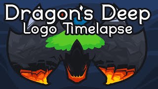 Dragon's Deep Logo Timelapse [Adobe Illustrator]