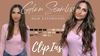 GLAM SEAMLESS BEACH WAVE CLIP IN | I went to the Glam Seamless salon in Los Angeles