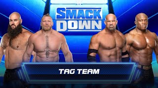 Tag Team | Brock Team vs Goldberg Team | WWE Smackdown