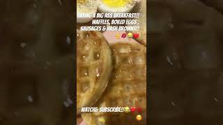 I Tried the Big Breakfast Waffles Trend (It's Insane)