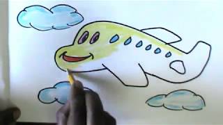 HOW TO DRAW AN AEROPLANE