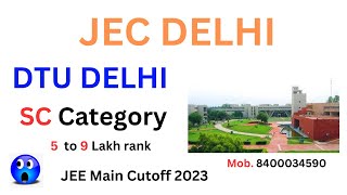 DTU Delhi College Review 2023 😍 | DTU JEE Main cutoff 2023😁 | DTU SC Cutoff | Placements | Sports SC