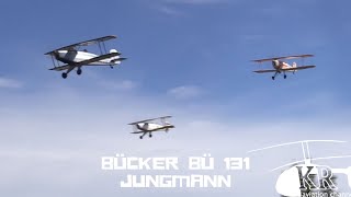 Bücker Bü 131 Jungmann formation at Budaörs