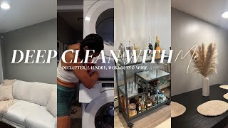 SATURDAY RESET | DEEP CLEAN MY HOUSE WITH ME | CLEANING & WORKOUT MOTIVATION