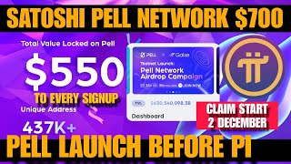 First Withdrawal $550 Pell Network Airdrop | Satoshi new update | crypto news today