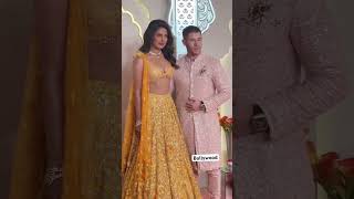 Priyanka, Chopra and Nick Jonas are couple goals #ambaniwedding #priyankachopra