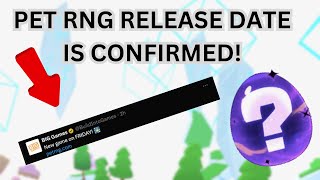 PET RNG  RELEASE DATE HAS BEEN CONFIRMED.....