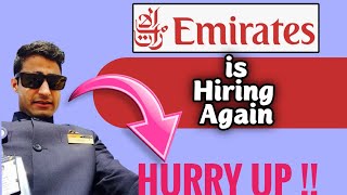 Emirates is hiring Cabin Crew / No last date  so Apply Fast / Freshers can apply too 😍