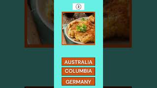 Can You Guess the Country by Food??  #Shorts #quiz #food #guessthecountry