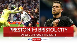 Robins score CONTROVERSIAL goal in win | Preston North End 1-3 Bristol City | EFL Highlights