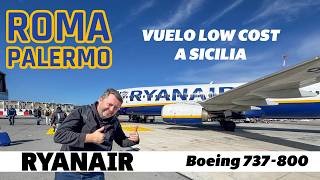 VUELO A SICILIA 🇮🇹 (PALERMO) LOW COST DESDE ROMA CON RYANAIR