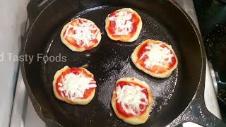 Kids favorite Mini pizza recipe | Pizza bites | How to make pizza