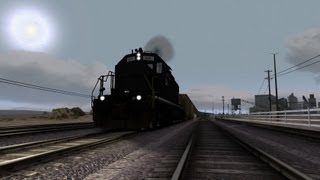 Train Simulator 2013 RW4 Gameplay Bartow San Bernadino EMD SD40-2 black [Full HD]