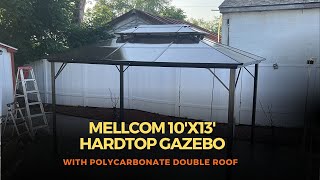 MELLCOM 10'x13' Hardtop Gazebo Review - You must watch!