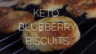 Keto blueberry biscuits 生酮蓝莓饼