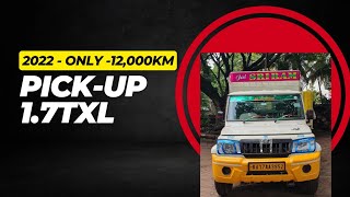 BOLERO PICK-UP1.7T XL |12,000km Run | SHIVAMOGGA| 2022 #karnataka #secondhandcarskarnataka #support