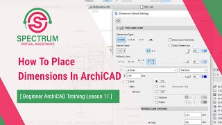 How To Place Dimensions In A Floor Plan In ArchiCAD Tutorial