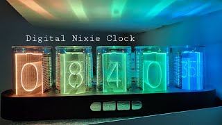 Nice digital Nixie clock